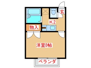 日の出ハイツの物件間取画像